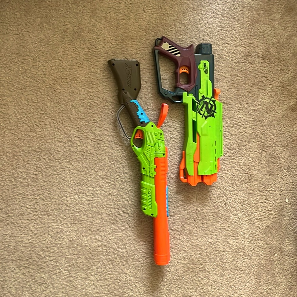 Scary Halloween nerf gun and x shot